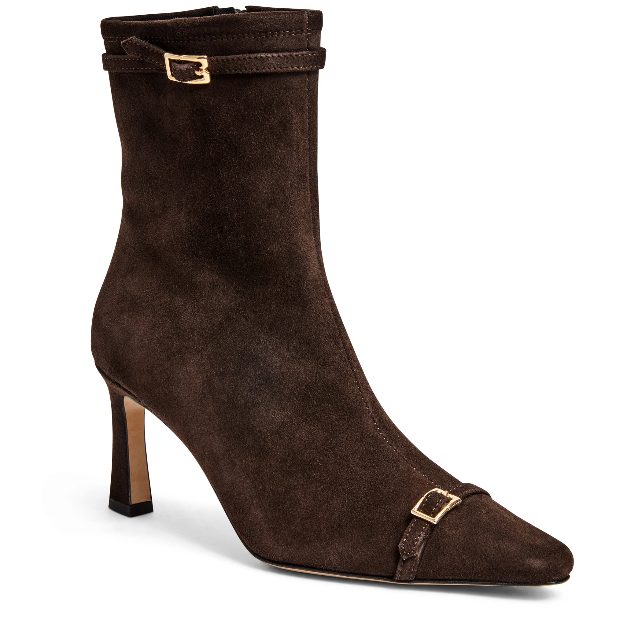 Dark Brown Suede Swatch: Dark Brown Suede
